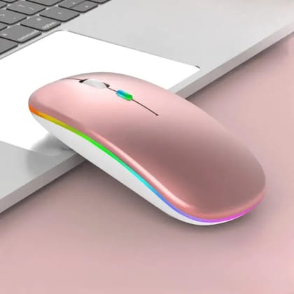 Rechargeable Cordless Mouse-Rose Gold