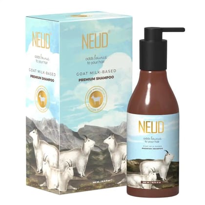 NEUD Goat Milk Shampoo 300ml for Men and Women-1 Pack