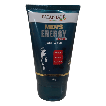 MEN'S ENERGY ACTIVE FACE WASH 100 GM