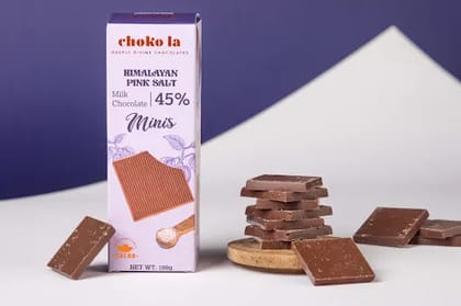45% Himalayan Pink Salt Chocolate Mini