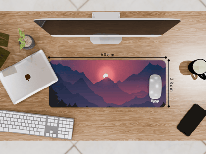 "Nature's Recharge Station" Gaming Mousepad – Elevate Your Gaming Experience-Medium (28CM X 60CM)