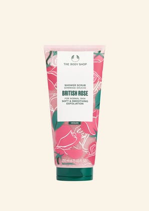 British Rose Shower Scrub 200ML