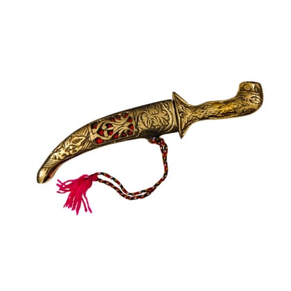 Brass Dagger Decorative Showpiece Royal Collection Katar (3493)