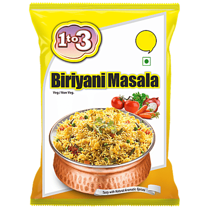 1To 3 Biriyani Masala 20G