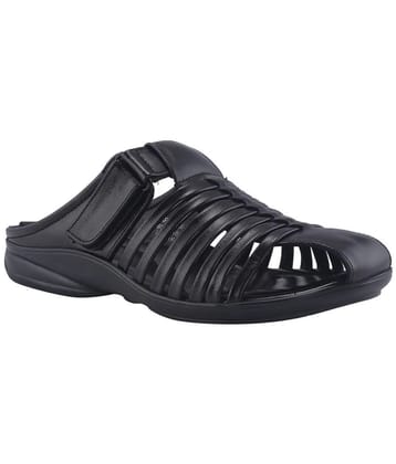 KHADIM - Black Mens Floater Sandals - None