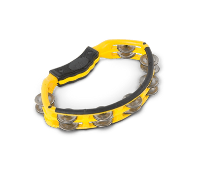 Natal NS102TY Spirit Handheld Tambourine, Yellow
