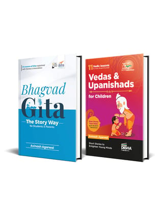 Combo - Bhagvad Gita, Vedas and Upanishads for Children - The Story Way for Students & Parents | Engaging Stories to enlighten students