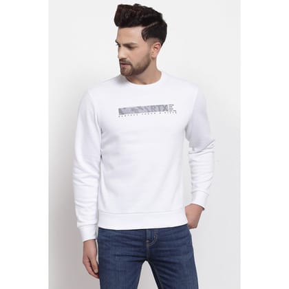 Red Tape Men's White Sweatshirt