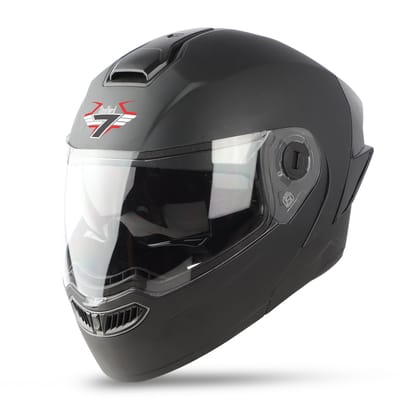 Steelbird SBA-8 7Wings ISI Certified Flip-Up Helmet for Men and Women with Inner Smoke Sun Shield (Matt Axis Grey)-Medium 580 MM