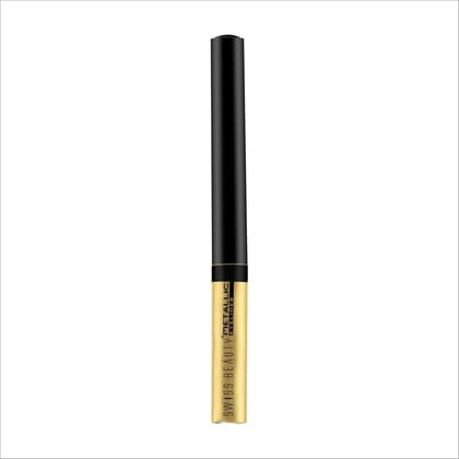 SWISS BEAUTY METALLIC EYELINER-Shade No. 1 — GOLD