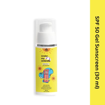 Gel Sunscreen  SPF 50  Hydroviton  for Glowing Skin  PA  Zero White Cast  Non Sticky  Super Light Weight --30 ml