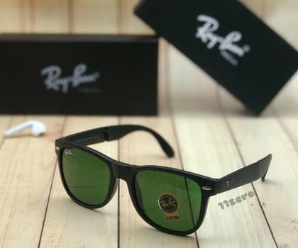 Ray-Ban (RB) New Luxury Green & Black 650 Wayfarer Master Pcs Sunglass For Unisex