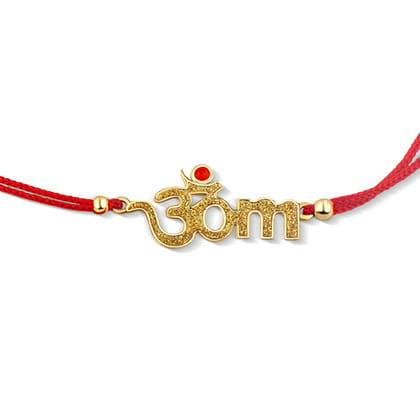 Om - 925 Sterling Silver Rakhi for your brother