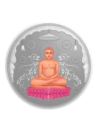 Mahavir Bhagwan Silver Coin-10 gm