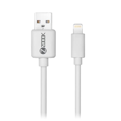 Zoook RUSH USB to Lightning Ultra Fast charge & sync lightening cable- White