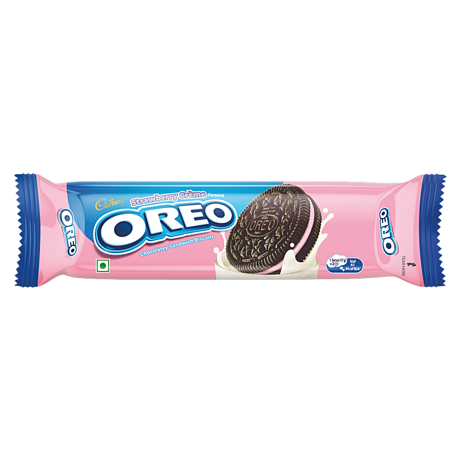 CADBURY OREO STRAWBERRY CREAME 113 75G