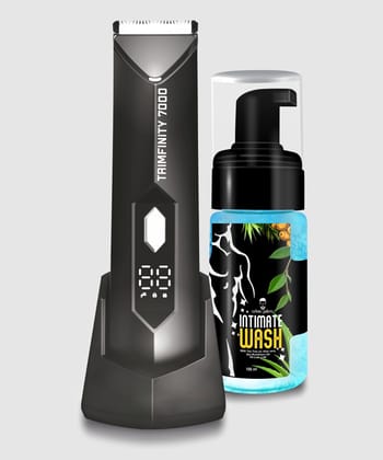 Urbangabru Body Hair Trimmer For Men And Intimate Wash - 100 Ml - Combo Mens Gromming-Urbangabru Body Hair Trimmer For Men And Intimate Wash - 100 Ml - Combo Men's Gromming