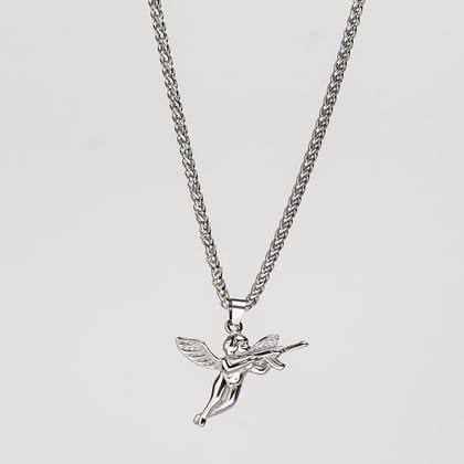 CUPID'S REVENGE (SILVER) Pendant+ Chain