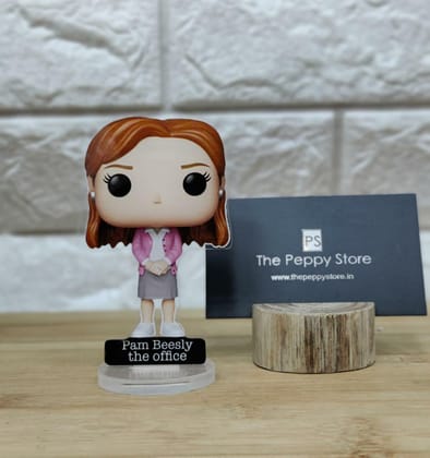 The Office Acrylic Figures With Stand (Choose from Drop Down)-Pam Beesly