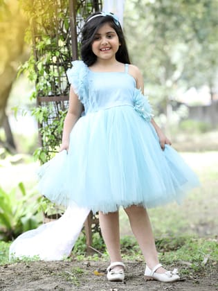 Girls Embellised Party Dress-4-5Y