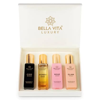 Bella Vita Luxury Perfume Gift Set For Woman - 4x20ml