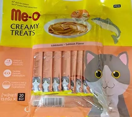 Me-O Creamy Treat Salmon Flavour - Pack of 4