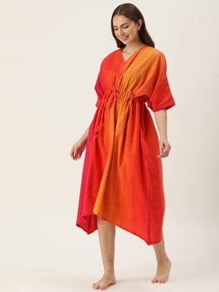 Sunset Beach Kaftan-Free Size