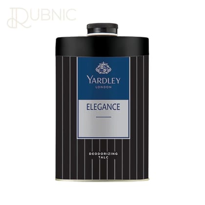 Yardley London Elegance Deodorizing Talc for Men - Long-lasting Musk Fragrance - 250g