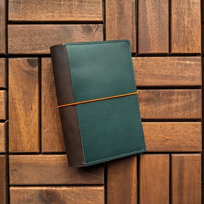 RS // Mocha Brown & Pine Green TN Journal Cover - A6