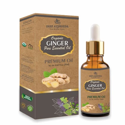 Ginger Pure Essential Oil (Zingiber Officinale) | 20ml