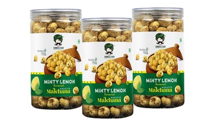 Farmers Studio - Minty Lemon Roasted & Flavored Makhana 270g