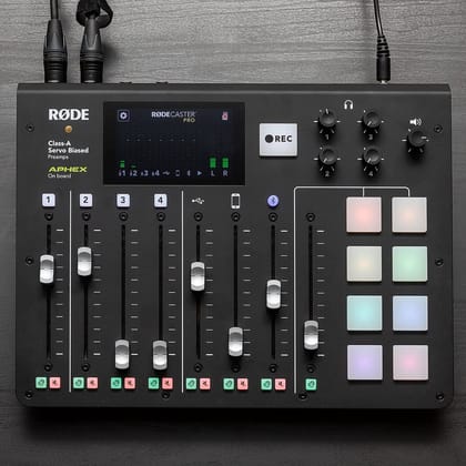 Rode Caster Pro Podcast Production Studio