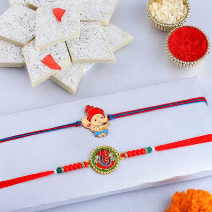 Blessings N Sweet Treats Rakhi Combo