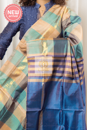 Handwoven Madisar Banana Pith Silk Saree (9 Yards)