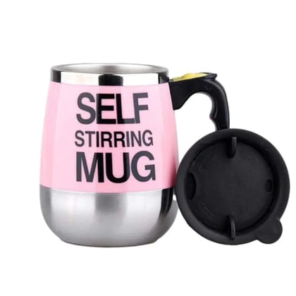 Self Stirring Mug-Pink