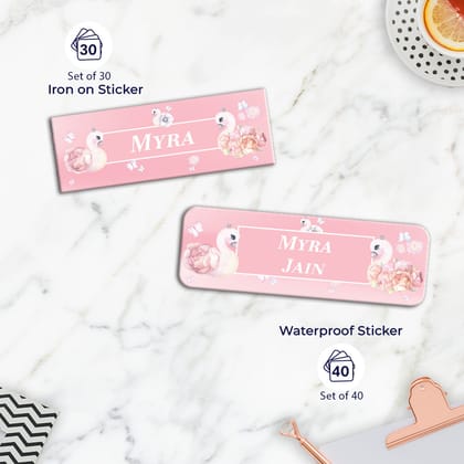 Swan Lake Garden Labelling Value Pack-Pink Watercolor