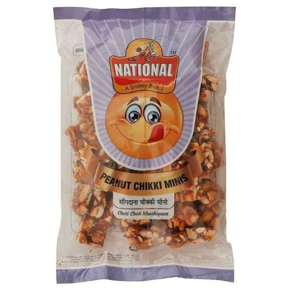 National Peanut Cube Chikkis, 200 gm