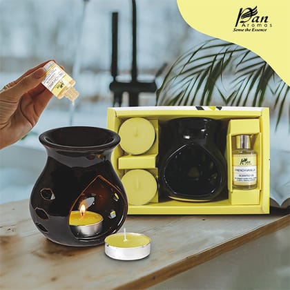 Burner Fragrance Oil Tealight - French Vanilla (Giftset - 1)-French Vanilla