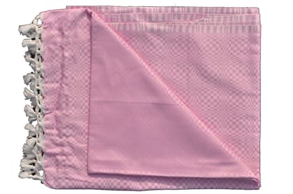 Summer/AC Comfortable Bhagalpuri Silk Viscose Fabric Shawl, Pink Colour, Premium, Comfort, Single Yarn, Double Yarn-Single Yarn / 100×50Inch