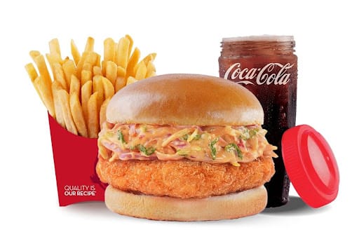 Crispy Chicken Burger Combo