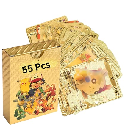 Playing Cards 55 PCS Golden Foil Card