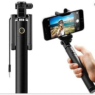 Unvira Cable Selfie Stick (Black)