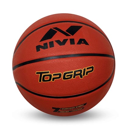 Nivia Top Grip Rubber Basketball (Size - 6) by Total Sporting And Fitness Solutions Pvt Ltd