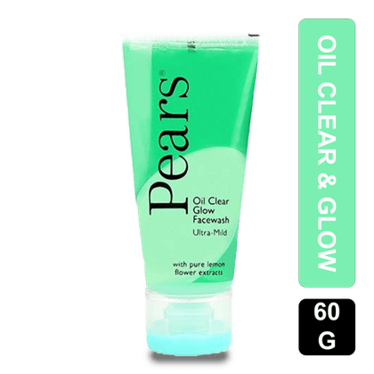 Pears Oil Clear Glow Facewash, 60 gm Tube