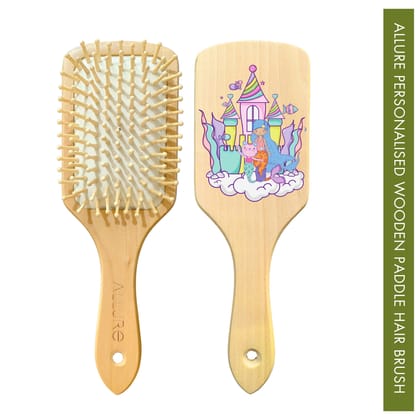 ALLURE Printed Paddle Hair Brush