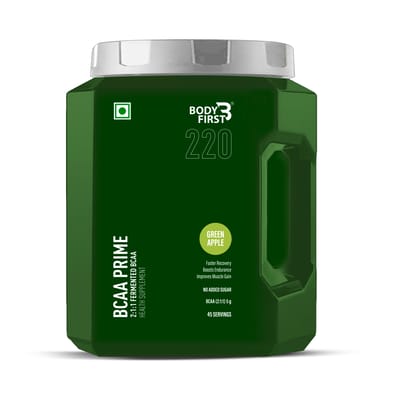 Bodyfirst BCAA PRIME, Green Apple, 45 servings