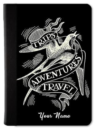 Trips, Adventure & Travel Custom Passport Wallet