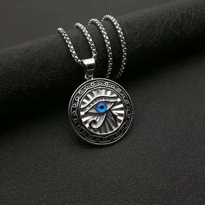 Mystic Eye ( Pendant. + Chain )-Silver