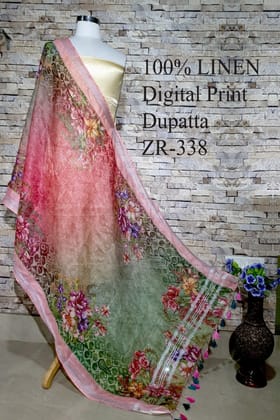 Digital Printed Linen Scarf