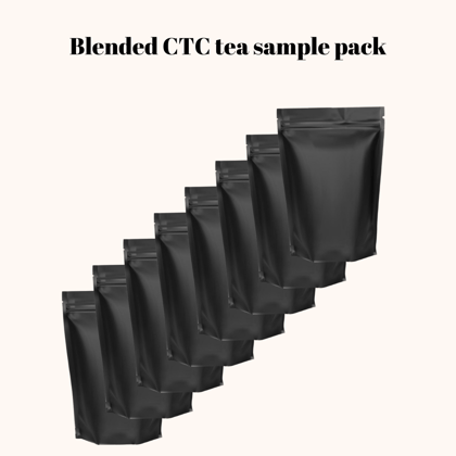 Blended CTC Tea Sample Pack-All blended tea samples / Small sample pack (10-15gms each)